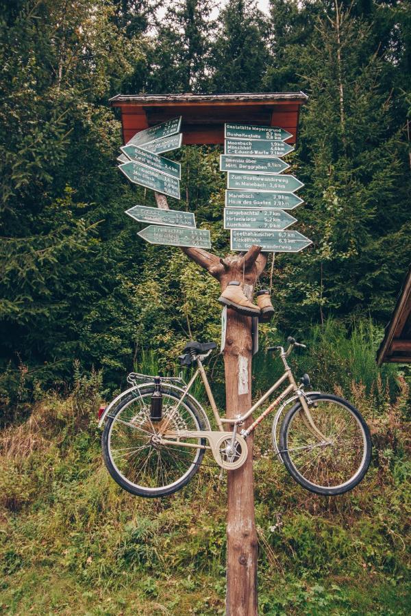 Ferienhaeuser & - Naturcamp Meyersgrund Im Thueringer Wald * Ильменау